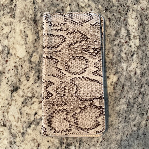 snakeskin pattern clutch/wallet - Picture 2 of 4